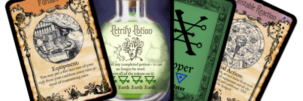 Alchemy! The Card Game! Example Cards