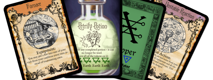 Alchemy! The Card Game! Example Cards