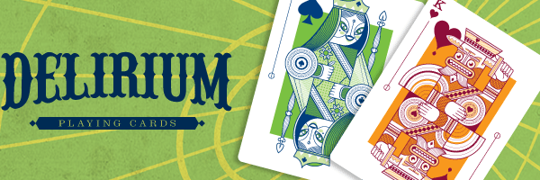 Delirium Playing Cards Banner