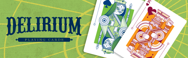 Delirium Playing Cards Banner